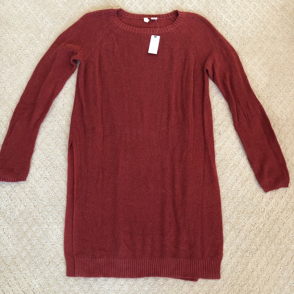 Fall Orange Anthropologie Sweater